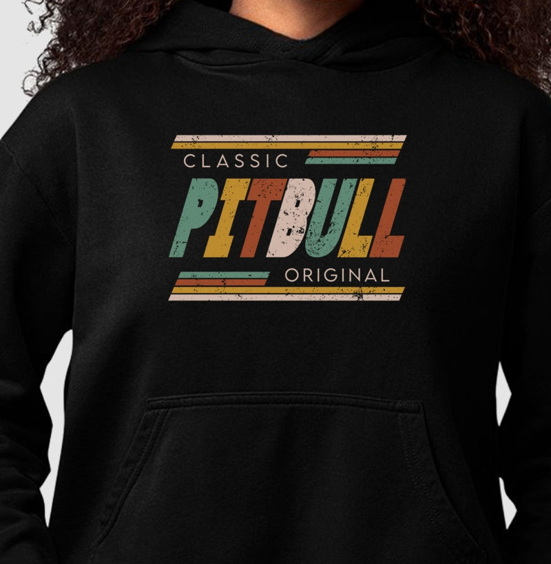 Hoodie Moletom Pit Bull Vintage