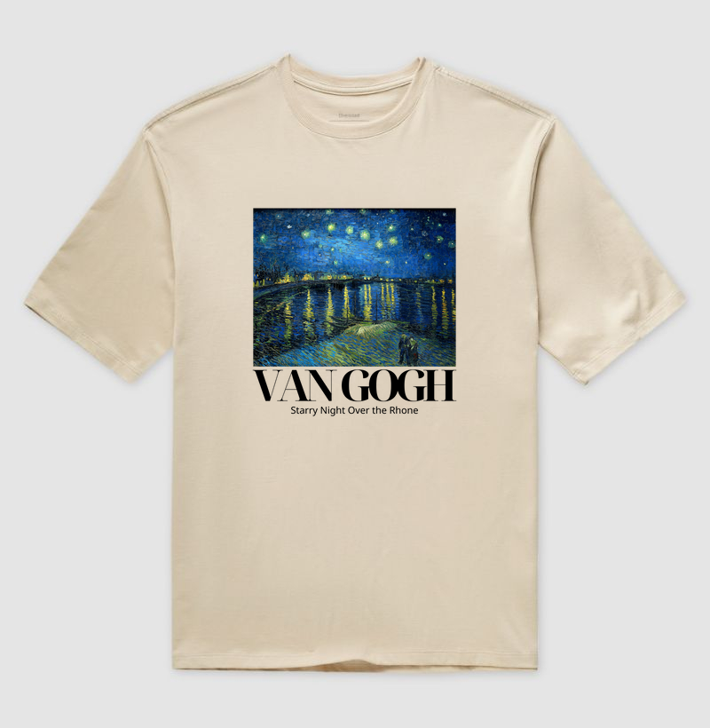 Noite Estrelada Sobre o Ródano - Van Gogh