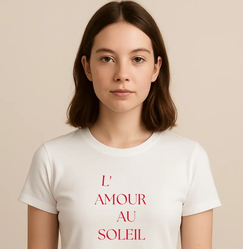 Camiseta L'amour au Soleil Red