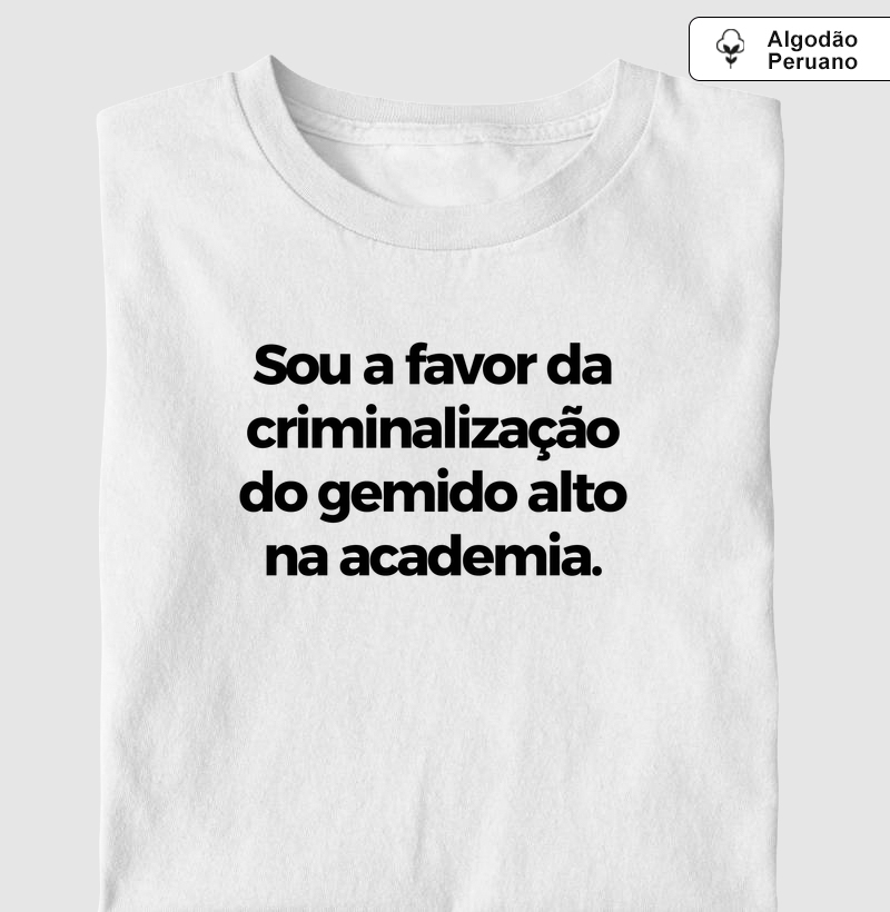 Sou a favor da criminalização