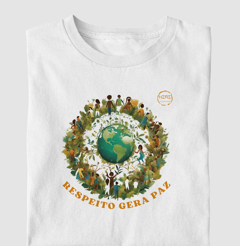 Camiseta KIRI - Respeito Gera Paz