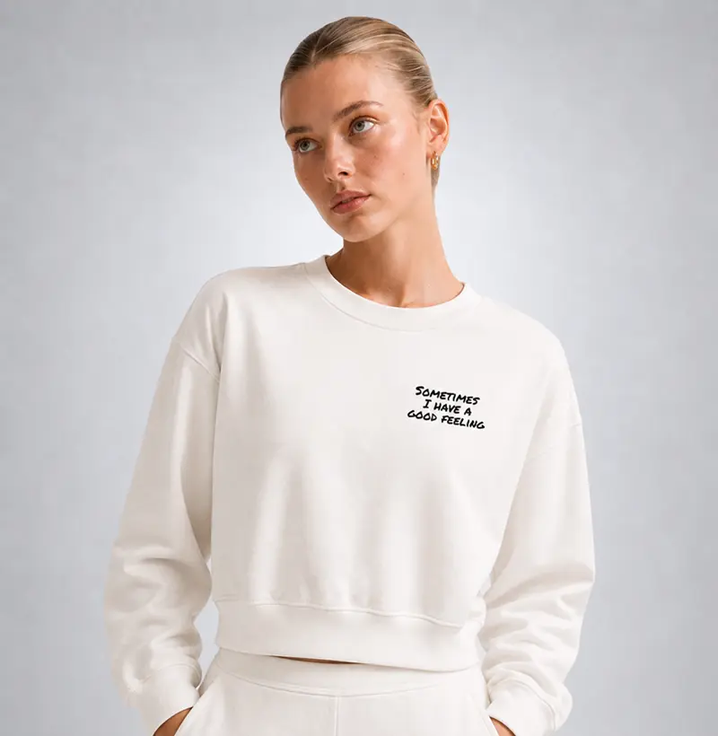 SOMETIMES — Cropped Moletom