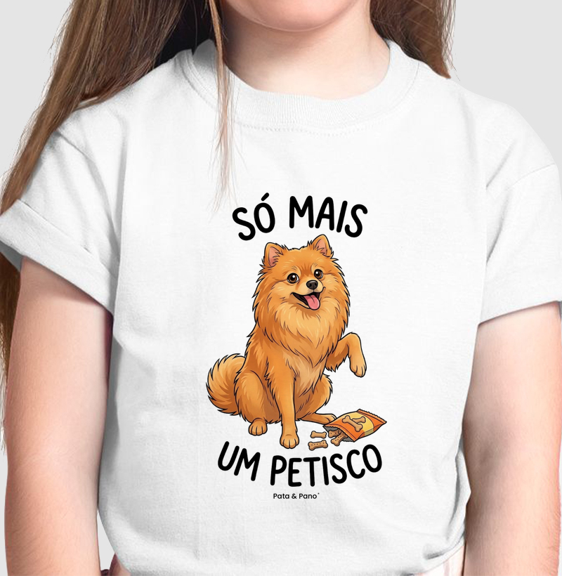CAMISETA INFANTIL SPITZ ALEMÃO PETISCO