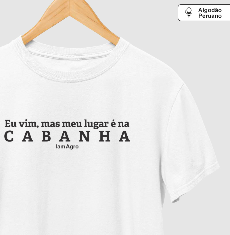 Camiseta Meu lugar é na Cabanha