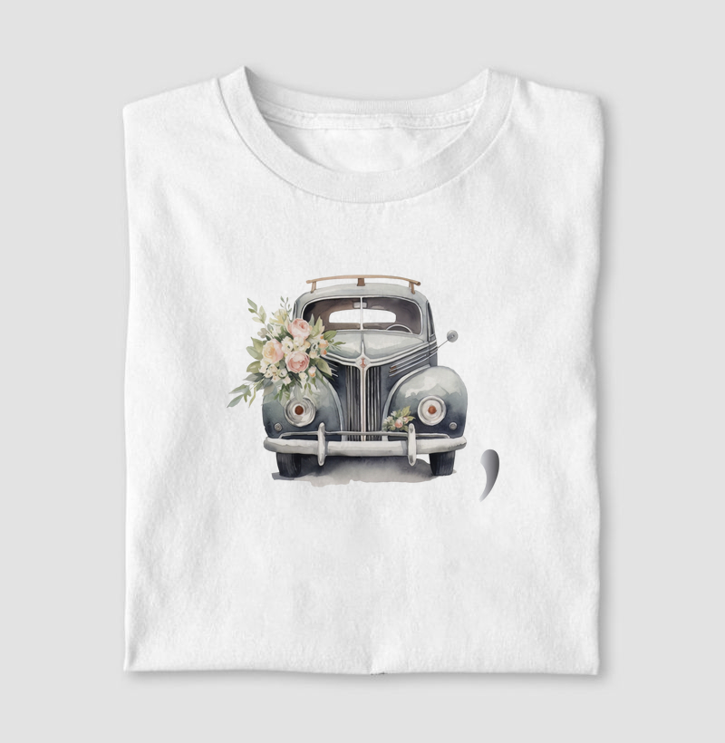 Camiseta Old car - Black