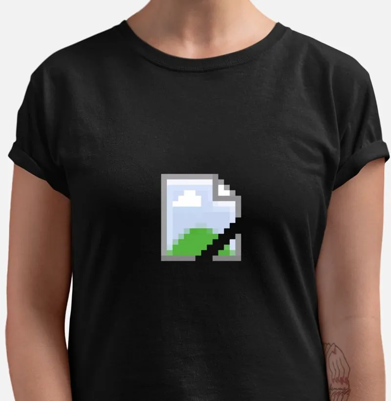 Camiseta Web Imagem Quebrada