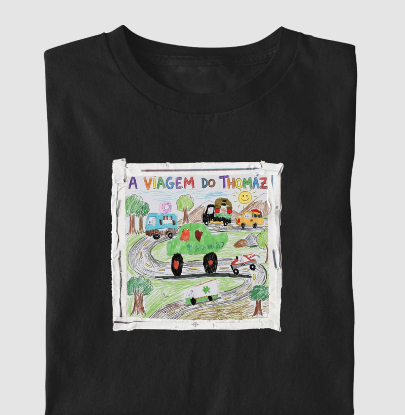 Camiseta A vuagem do Thomáz