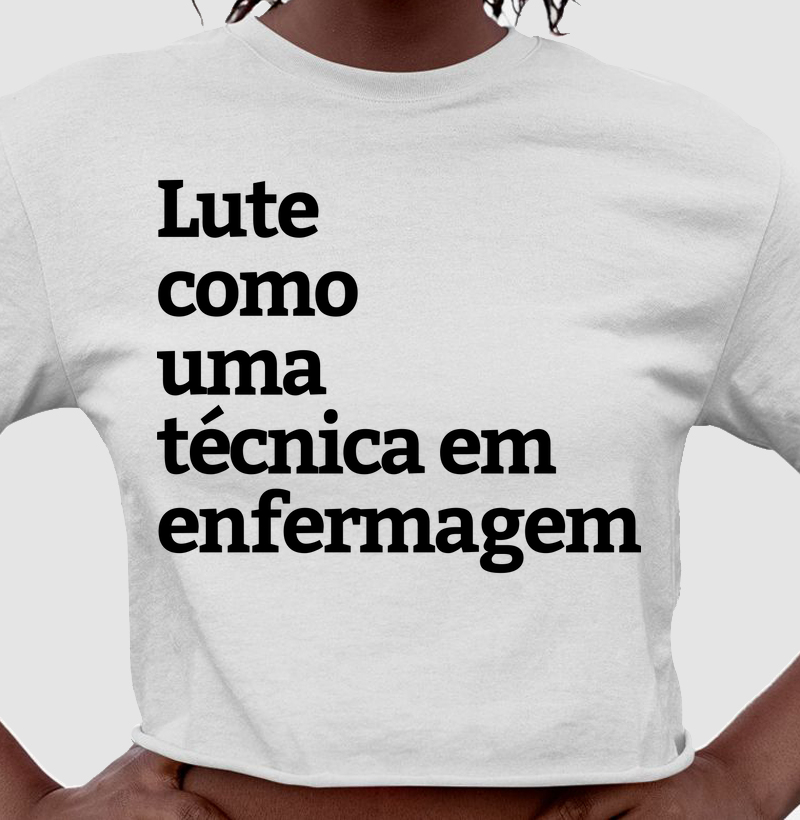 Lute como uma técnica em enfermagem