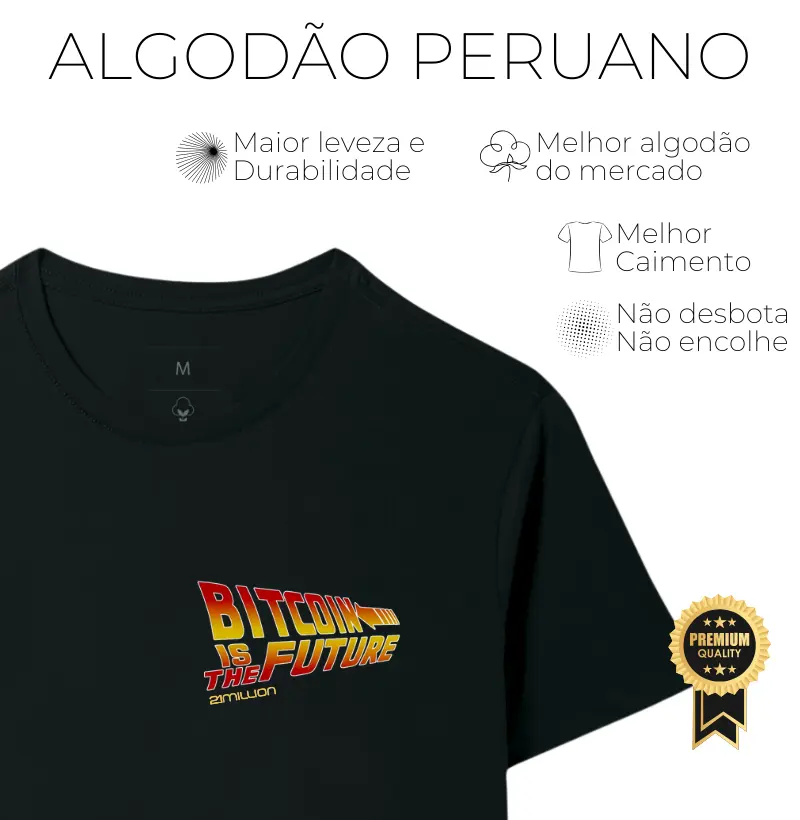 Bitcoin is the future - Tecido Premium