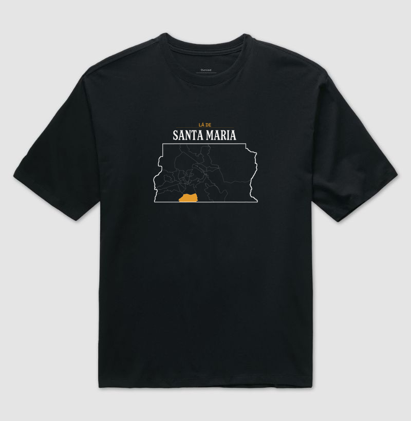 Santa Maria | Território DF - Camiseta Oversized