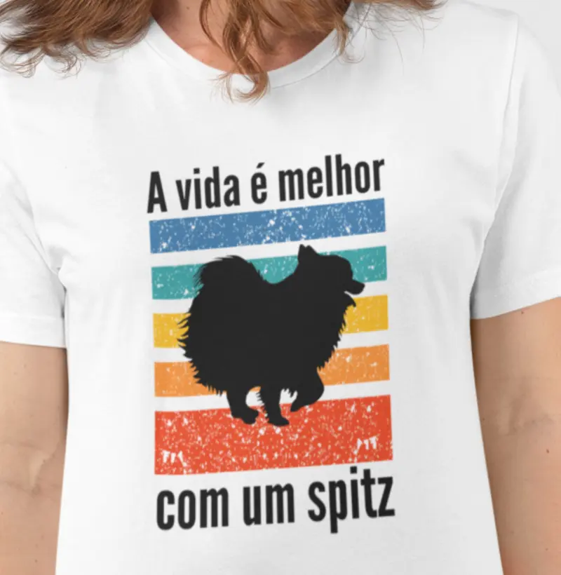 A vida é melhor com um Spitz Colorida