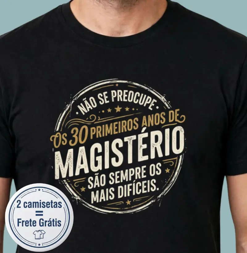 Camiseta Premium Professor/Pedagogo