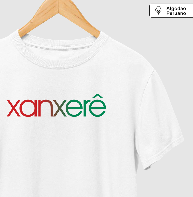 Camiseta Algodão Peruano Xanxerê Cores da Bandeira