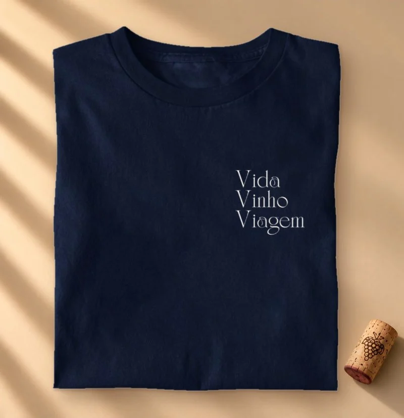 Camiseta Vinho - Os 3 V´s da Vida
