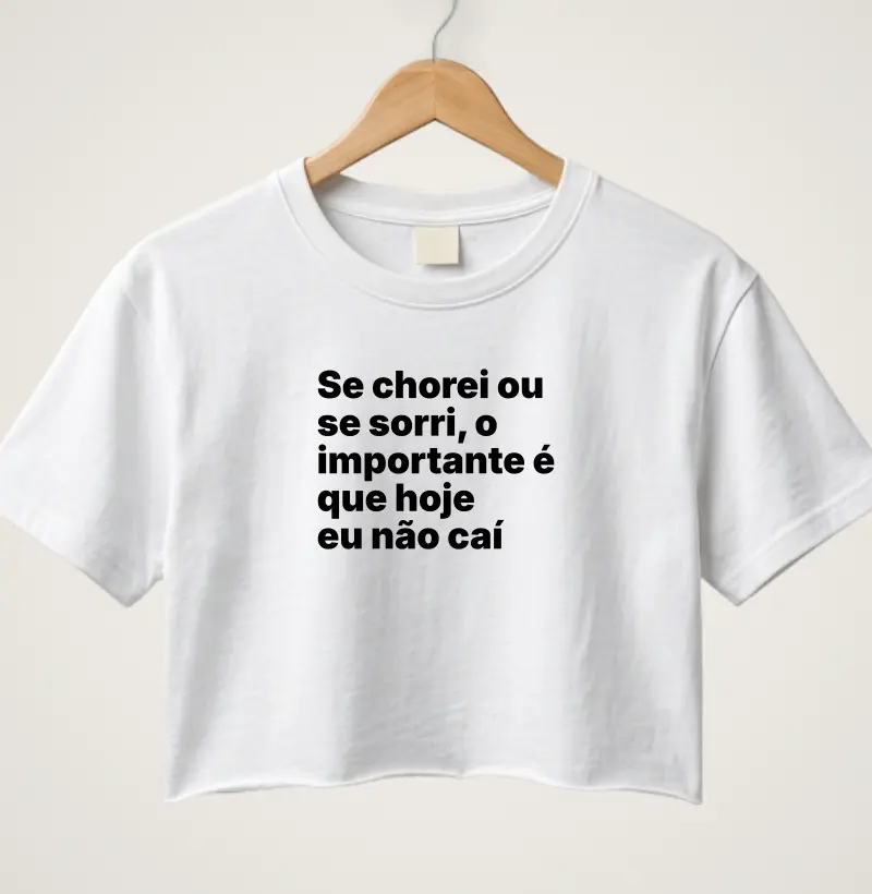 Se chorei ou se sorri