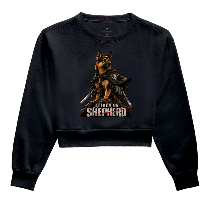 Attack on shepherd - Cropped Moletom