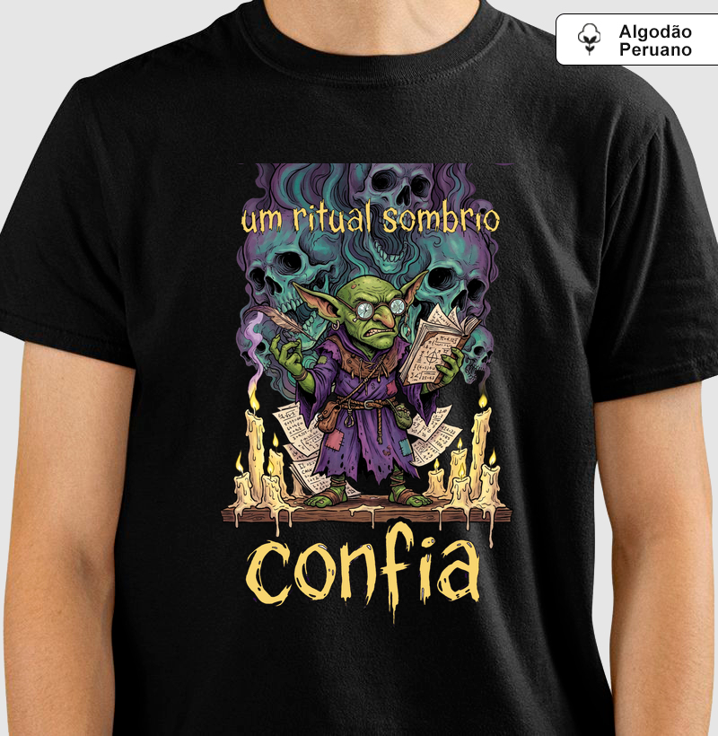Ritual Sombrio - Confia - Algodão Peruano
