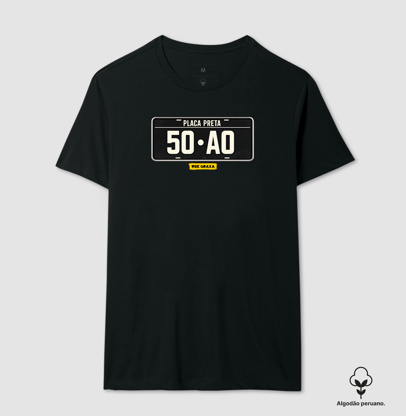 50ao (cinquentão) Placa Preta