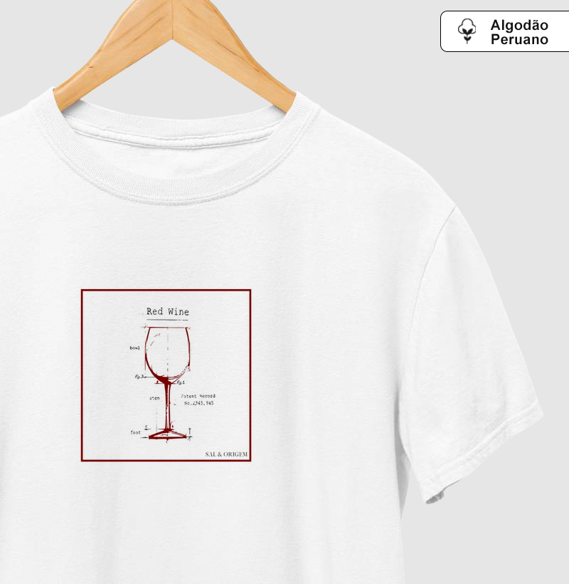 Red wine glass