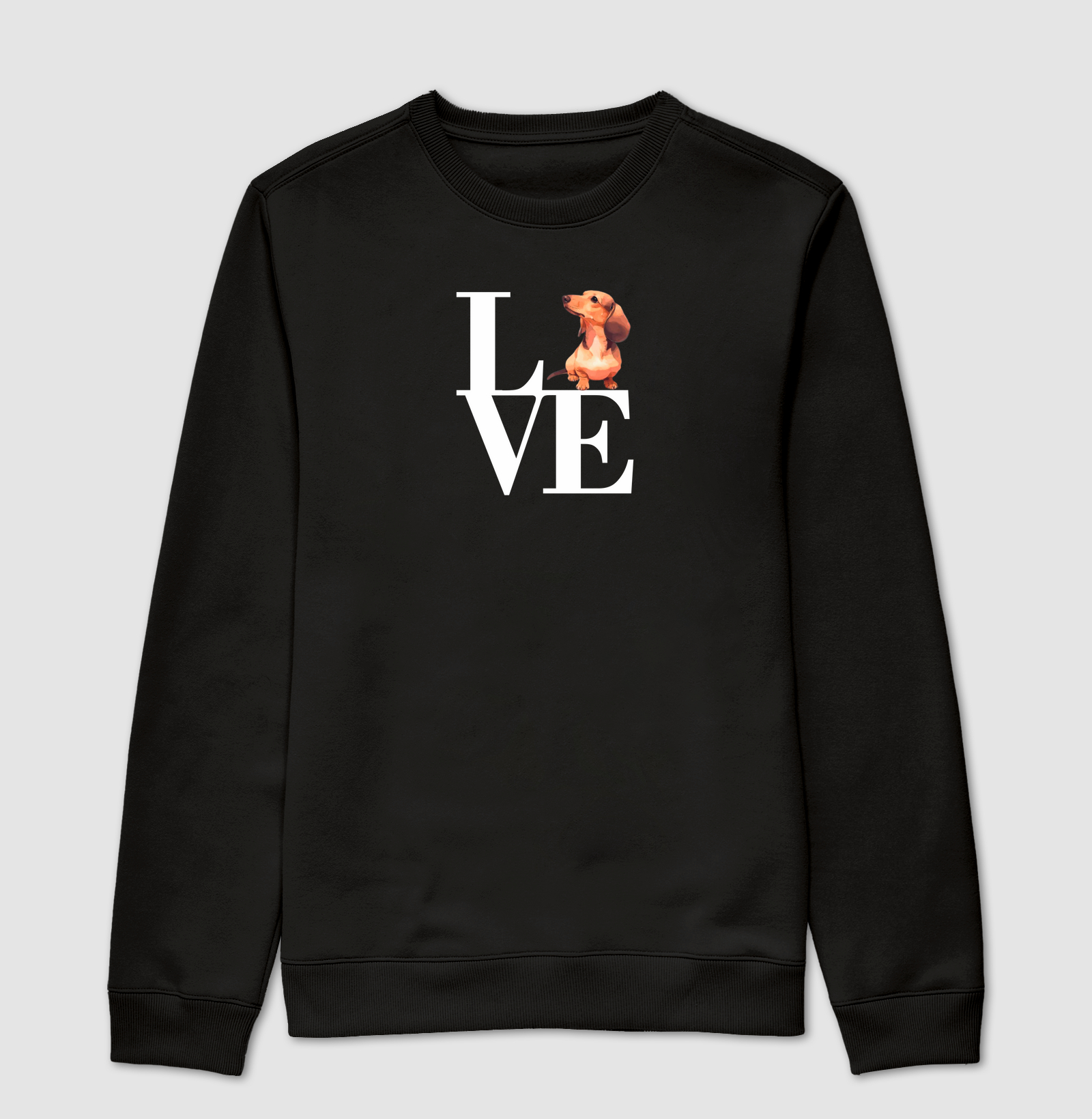 Camiseta com estampa Love Dachshund