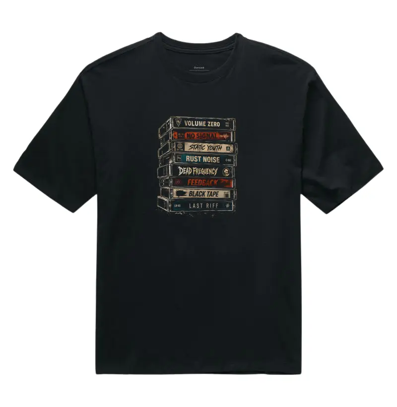 Camiseta oversized Dead Frequency