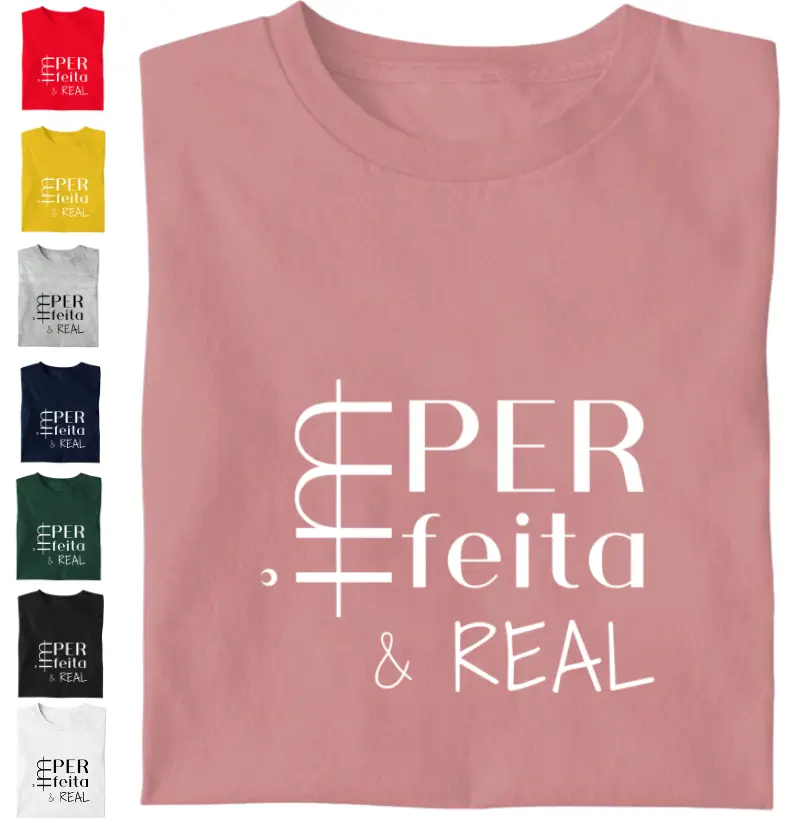 IMperfeita & REAL [estampa preta e branca]