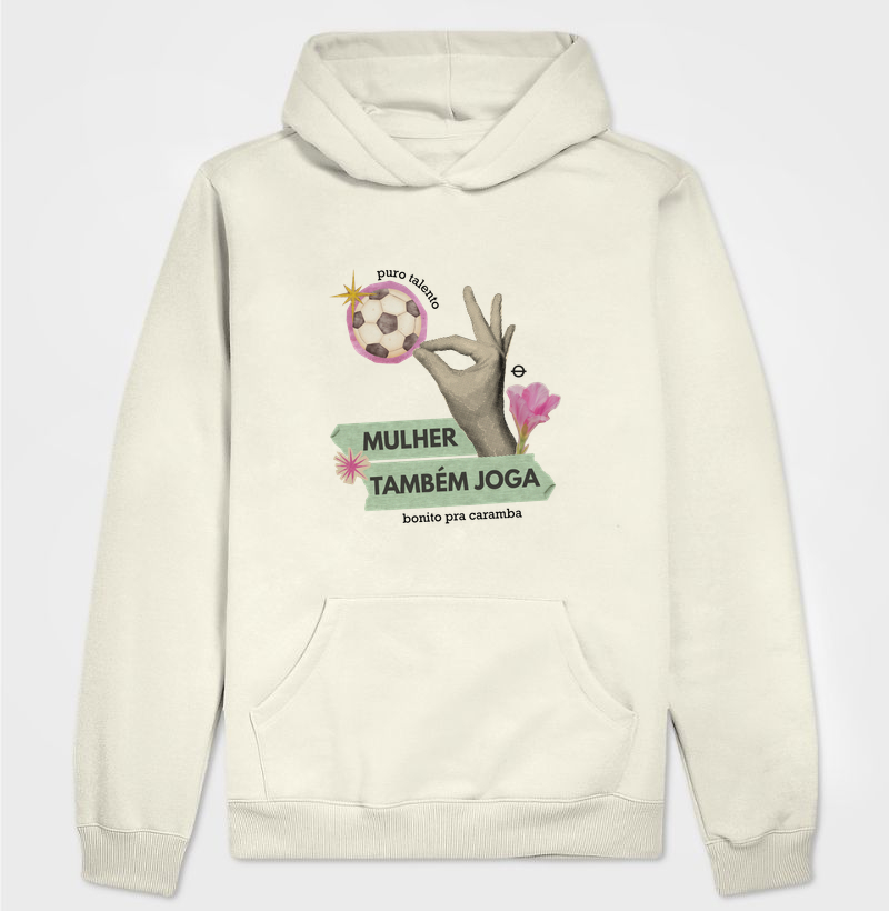 mulher também joga colagem joga bonita