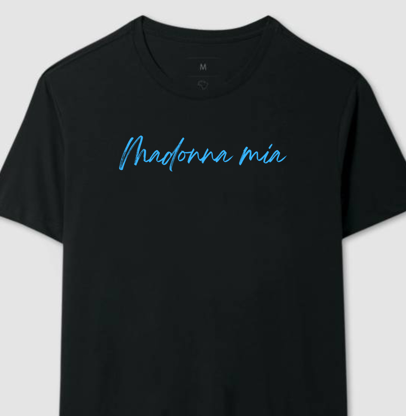 Camiseta Madonna Mia Escura