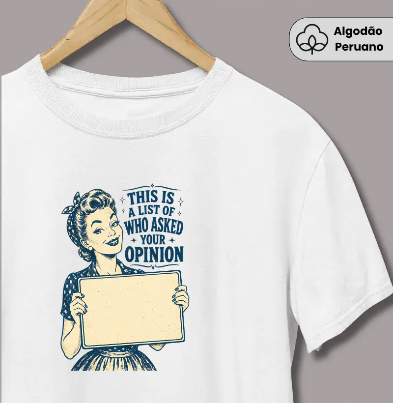 This is a List of Who Asked Your Opinion