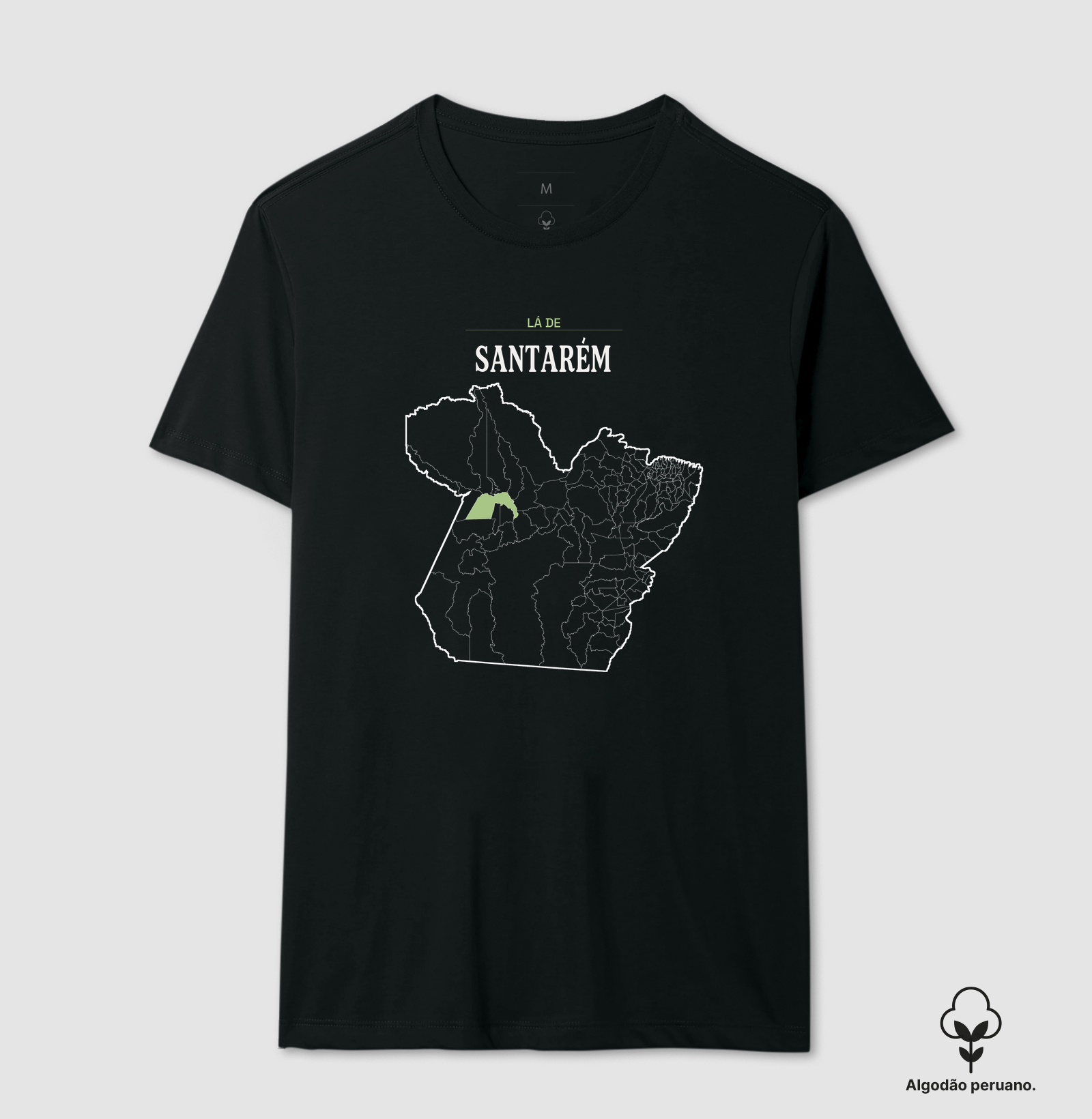 Santarém | Território PA - Camiseta Algodão Peruano