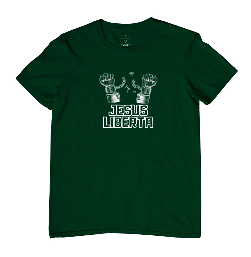 Masculina Jesus Liberta Cores