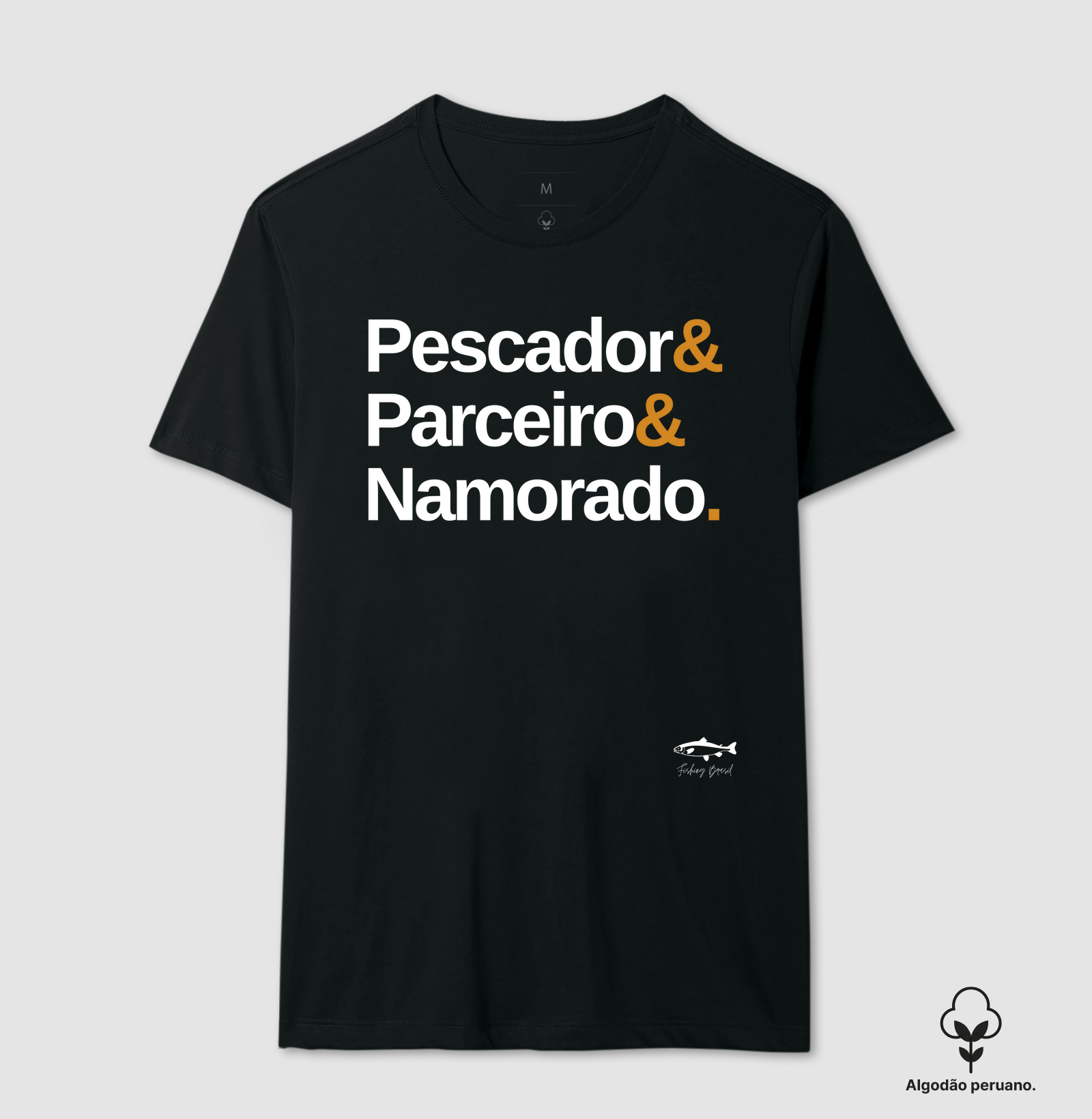 PESCADOR E NAMORADO (Algodão Peruano)