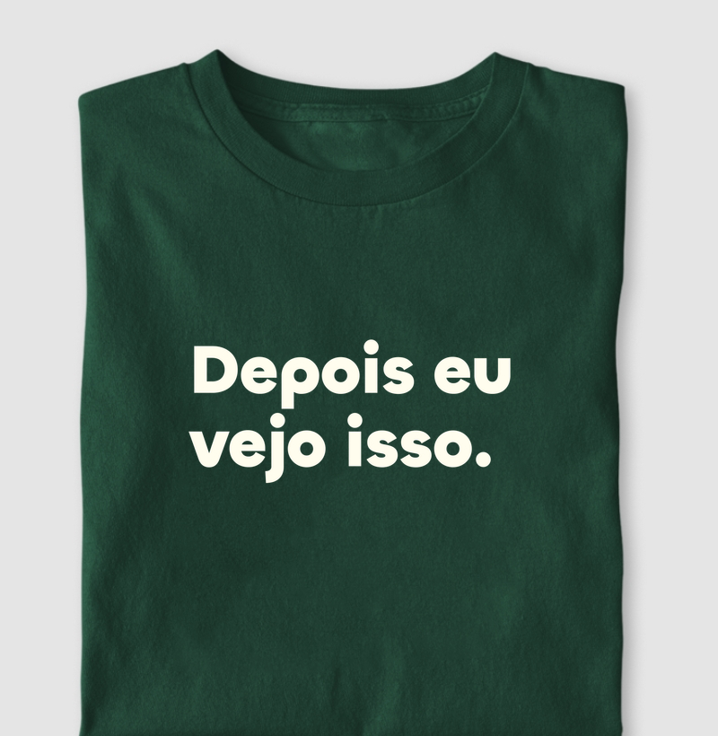 Depis eu vejo isso