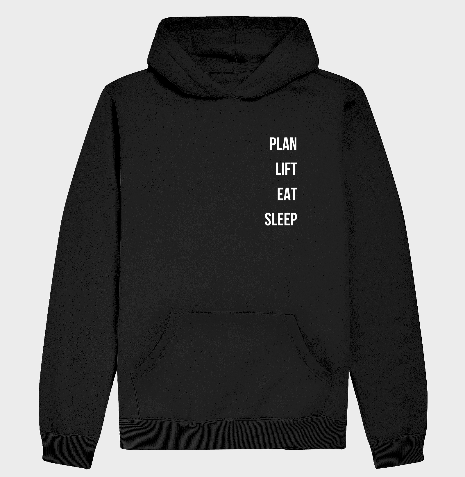 Plan, lift, eat, sleep