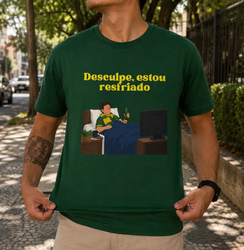 Desculpe, estou resfriado!