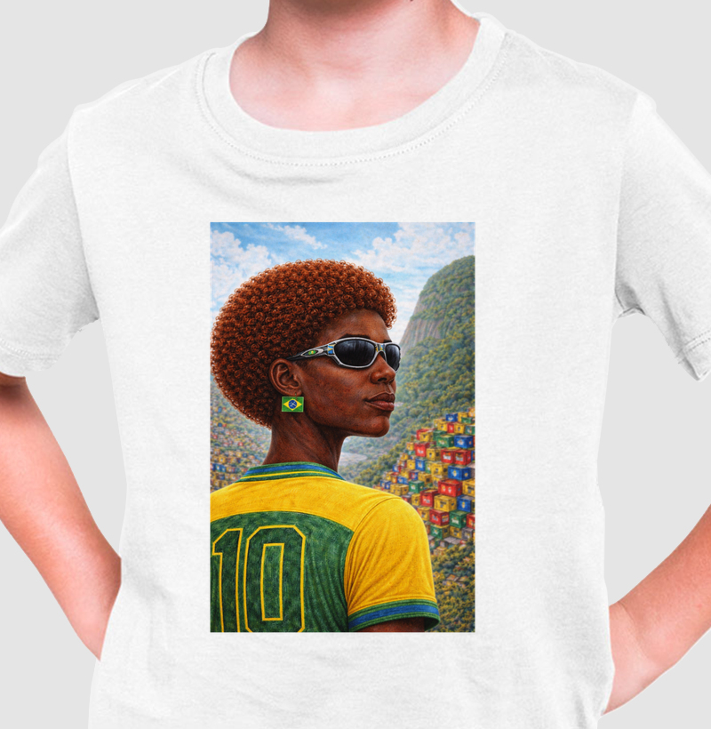 Camiseta Infantil Cria Número 10