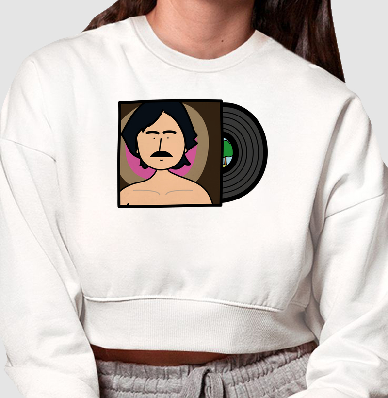 Cropped Moletom Inspiração Belchior