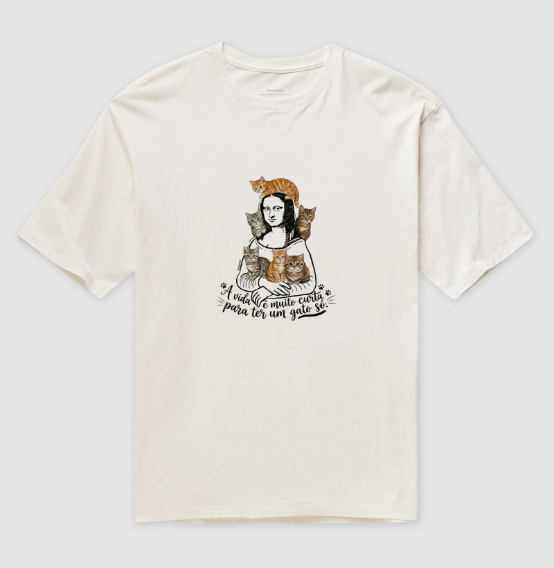 A vida é muito curta para ter um gato só.