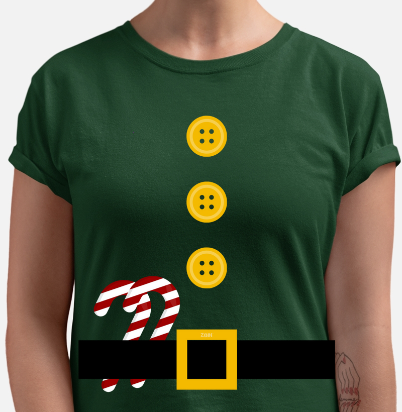 Camiseta NATAL BOTÕES