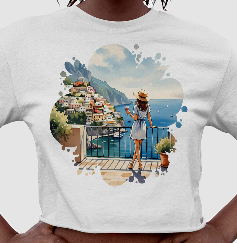 Cropped Algodão Premium - Charme de Capri 