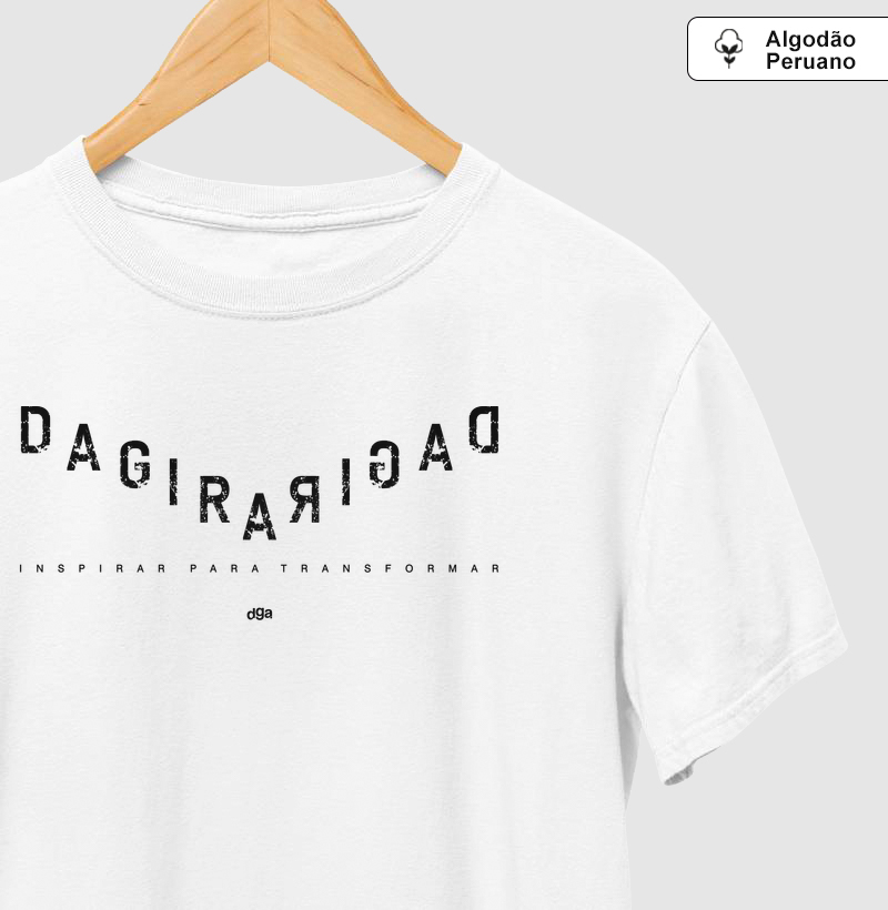 CAMISETA INSPIRAR PARA TRANSFORMAR (ALGODÃO PERUANO)