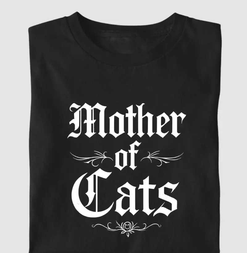 Mother of Cats — Gothic Script
