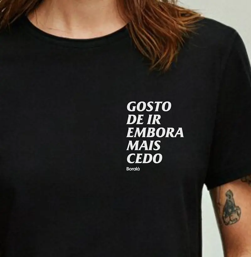 Gosto de ir embora mais cedo