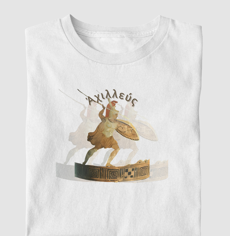 Camiseta Aquiles na Guerra de Troia