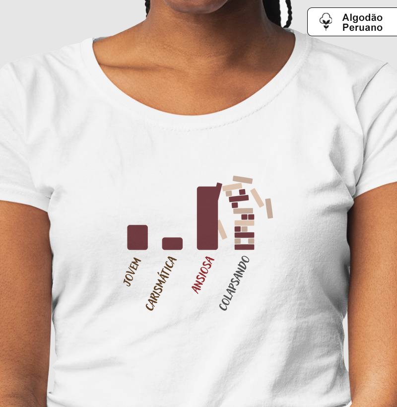 JOVEM CARISMÁTICA ANSIOSA COLAPSANDO