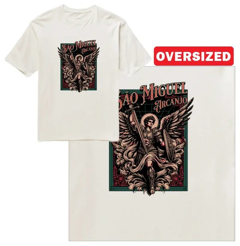 São Miguel Arcanjo Armadura Espiritual - Oversized