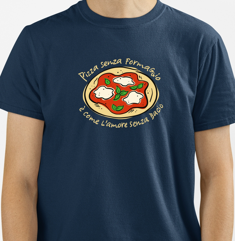 Camiseta Pizza e Formaggio