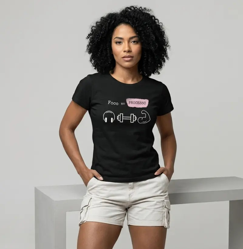 Camiseta Foco no Processo – TRENO | Evolução Todos os Dias