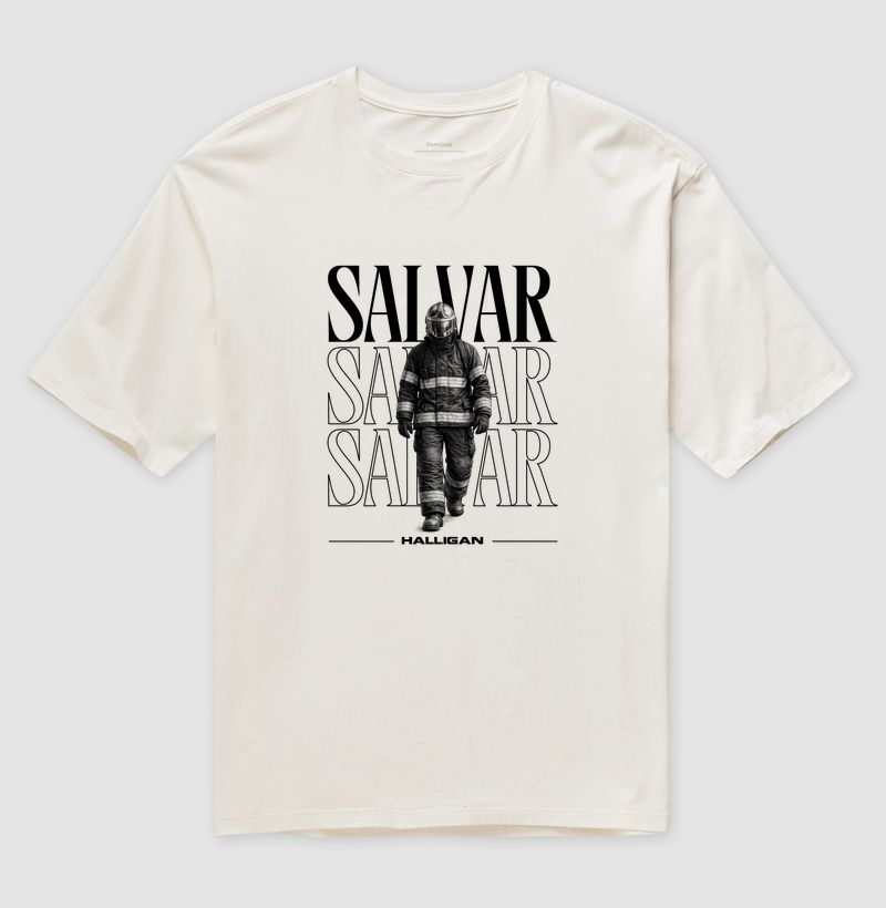 Camiseta Oversized "Salvar"