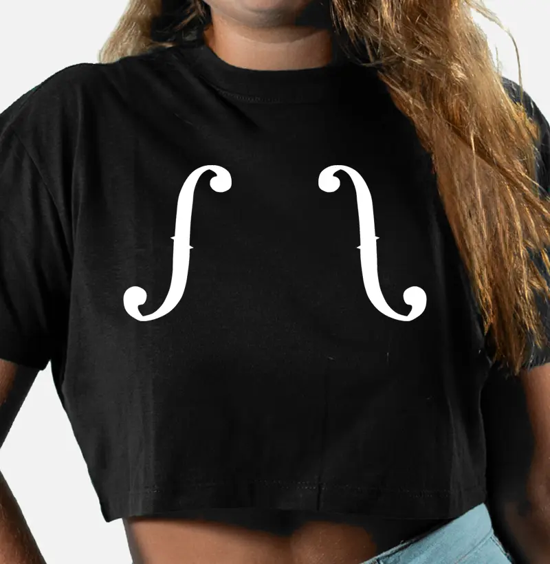 Elongated Violin F-Hole